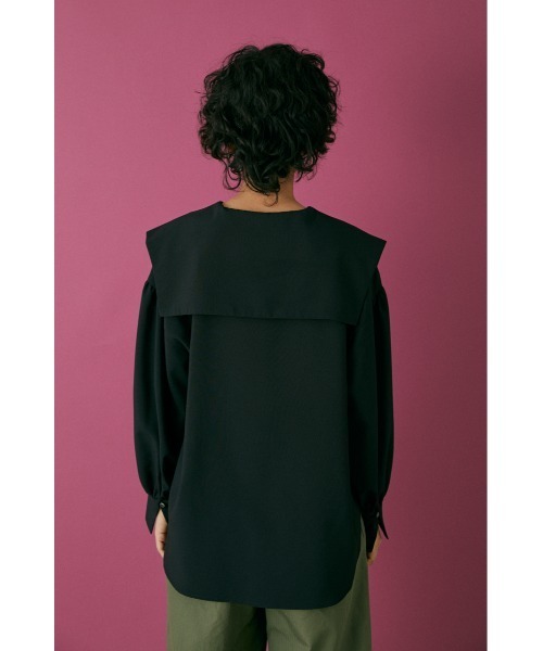 BLACK BY MOUSSY（ブラックバイマウジー）の「big collar shirt 
