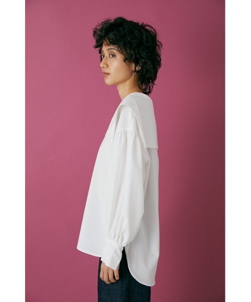 BLACK BY MOUSSY（ブラックバイマウジー）の「big collar shirt