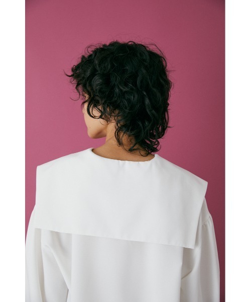 BLACK BY MOUSSY（ブラックバイマウジー）の「big collar shirt 