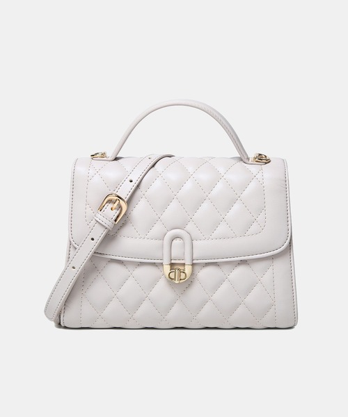 BASE（ベース）の「キルティング ショルダーバッグ（ショルダーバッグ・レディース・ライトグレー/ブラック/アイボリー/ホワイト系その他/ブルー系その他/ベージュ・FREE）」の4枚目の写真