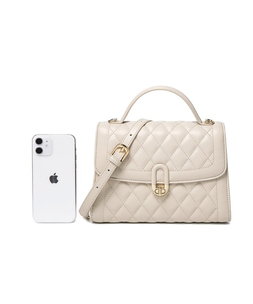 BASE（ベース）の「キルティング ショルダーバッグ（ショルダーバッグ・レディース・ライトグレー/ブラック/アイボリー/ホワイト系その他/ブルー系その他/ベージュ・FREE）」の17枚目の写真