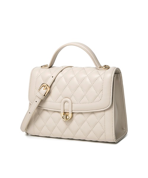 BASE（ベース）の「キルティング ショルダーバッグ（ショルダーバッグ・レディース・ライトグレー/ブラック/アイボリー/ホワイト系その他/ブルー系その他/ベージュ・FREE）」の10枚目の写真