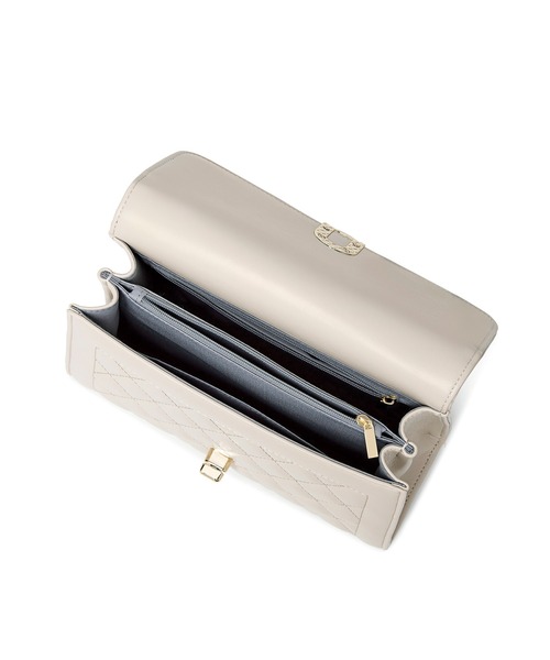 BASE（ベース）の「キルティング ショルダーバッグ（ショルダーバッグ・レディース・ライトグレー/ブラック/アイボリー/ホワイト系その他/ブルー系その他/ベージュ・FREE）」の9枚目の写真