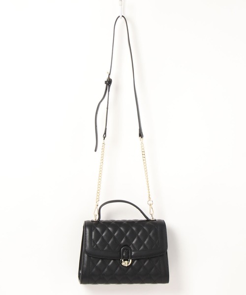 BASE（ベース）の「キルティング ショルダーバッグ（ショルダーバッグ・レディース・ライトグレー/ブラック/アイボリー/ホワイト系その他/ブルー系その他/ベージュ・FREE）」の20枚目の写真