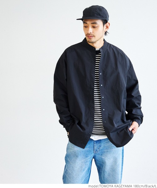 coca（coca）（コカ）の「メンズ ポンチボーダースウェットロンTee（スウェット・メンズ・ブラック/グリーン・M/L/XL）」の15枚目の写真