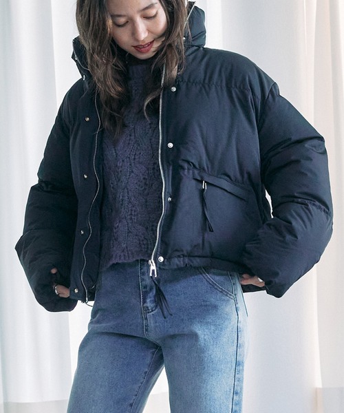 toucher du brise（トゥシェドブリーズ）の「【ショート丈が可愛い】キルティングジャケット（その他アウター・レディース・ブラック/ブラウン/オフホワイト・M）」の16枚目の写真