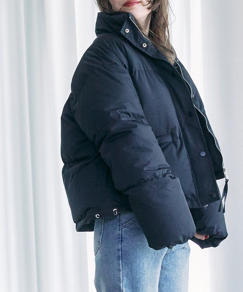 toucher du brise（トゥシェドブリーズ）の「【ショート丈が可愛い】キルティングジャケット（その他アウター・レディース・ブラック/ブラウン/オフホワイト・M）」の8枚目の写真