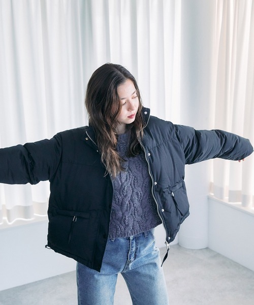 toucher du brise（トゥシェドブリーズ）の「【ショート丈が可愛い】キルティングジャケット（その他アウター・レディース・ブラック/ブラウン/オフホワイト・M）」の11枚目の写真