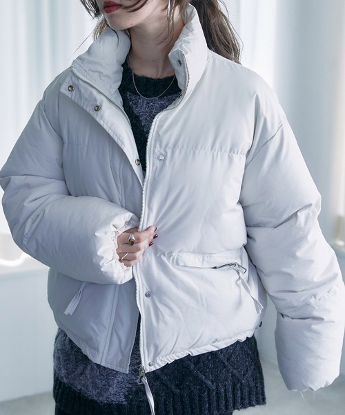 toucher du brise（トゥシェドブリーズ）の「【ショート丈が可愛い】キルティングジャケット（その他アウター・レディース・ブラック/ブラウン/オフホワイト・M）」の13枚目の写真