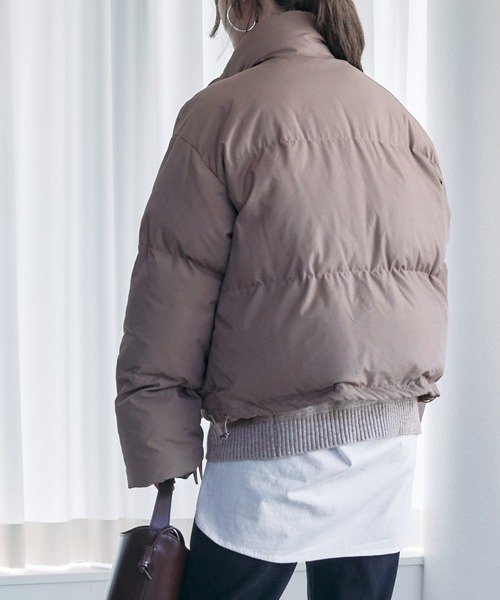 toucher du brise（トゥシェドブリーズ）の「【ショート丈が可愛い】キルティングジャケット（その他アウター・レディース・ブラック/ブラウン/オフホワイト・M）」の22枚目の写真
