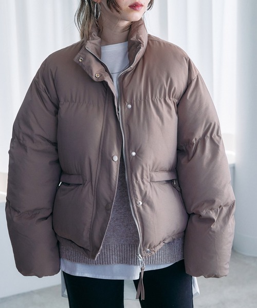 toucher du brise（トゥシェドブリーズ）の「【ショート丈が可愛い】キルティングジャケット（その他アウター・レディース・ブラック/ブラウン/オフホワイト・M）」の17枚目の写真