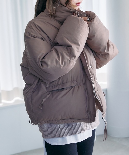 toucher du brise（トゥシェドブリーズ）の「【ショート丈が可愛い】キルティングジャケット（その他アウター・レディース・ブラック/ブラウン/オフホワイト・M）」の9枚目の写真