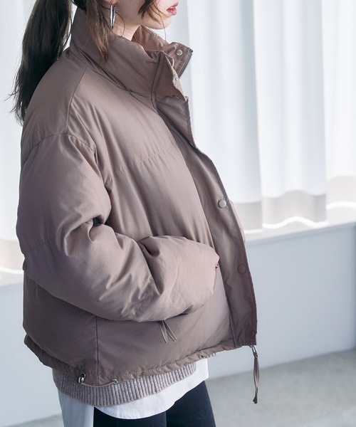 toucher du brise（トゥシェドブリーズ）の「【ショート丈が可愛い】キルティングジャケット（その他アウター・レディース・ブラック/ブラウン/オフホワイト・M）」の7枚目の写真