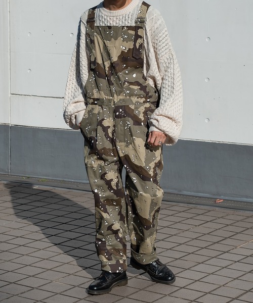 kutir(クティール)の「ミリタリーライクオーバーオール(サロペット/オーバーオール・メンズ・ダークブラウン/カーキ/ブラウン系その他/ベージュ系その他・SMALL/MEDIUM/LARGE)」の3枚目の写真