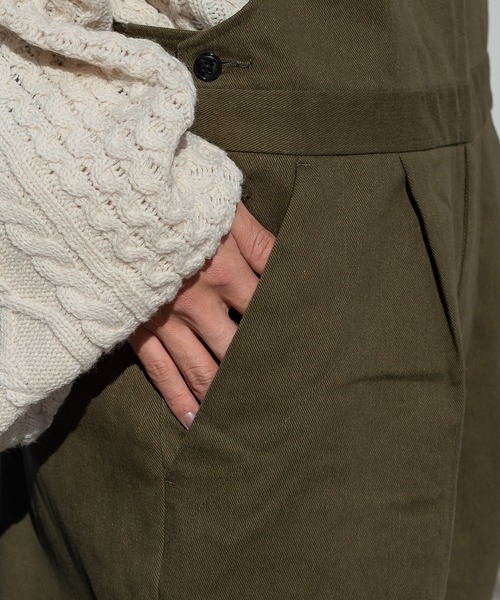 kutir(クティール)の「ミリタリーライクオーバーオール(サロペット/オーバーオール・メンズ・ダークブラウン/カーキ/ブラウン系その他/ベージュ系その他・SMALL/MEDIUM/LARGE)」の11枚目の写真