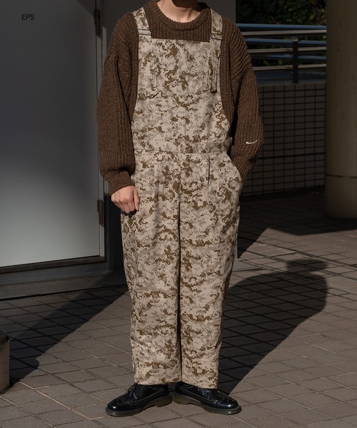 kutir(クティール)の「ミリタリーライクオーバーオール(サロペット/オーバーオール・メンズ・ダークブラウン/カーキ/ブラウン系その他/ベージュ系その他・SMALL/MEDIUM/LARGE)」の17枚目の写真