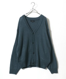 Big Silhouette Shaggy Knit Cardigan/ビッグシルエット シャギーニットカーディガン