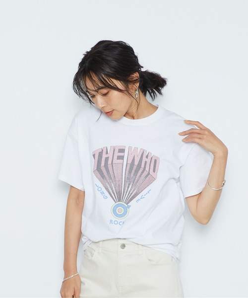 RIVE DROITE（リヴドロワ）の「GOOD ROCK SPEED/THE WHO Tシャツ（Tシャツ/カットソー・レディース・オフホワイト・FREE）」の6枚目の写真