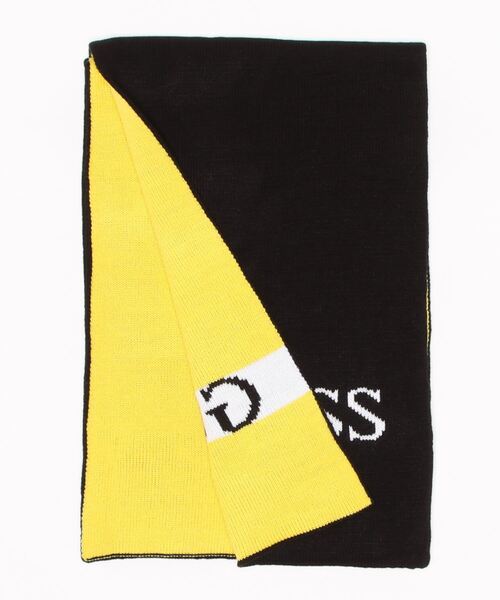 Guess（ゲス）の「【GUESS】　ゲス　マフラー（マフラー・レディース・ホワイト×レッド/ホワイト×ブルー/ブラック×ブルー/ホワイト×イエロー/ブラック×イエロー・FREE）」の6枚目の写真