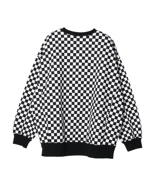 Sugar spoon(シュガースプーン)の「・SUGAR SPOON チェッカーptウラキモウスウェット*(スウェット・レディース・ベージュ/オフホワイト/ライトグリーン・FREE)」の19枚目の写真