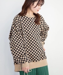 Sugar spoon | ・SUGAR SPOON チェッカーptウラキモウスウェット＊(スウェット)