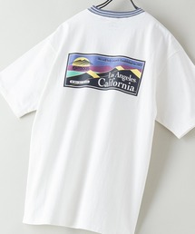 USAコットン ラインリブTシャツ ヘビーウェイト ルーズシルエット