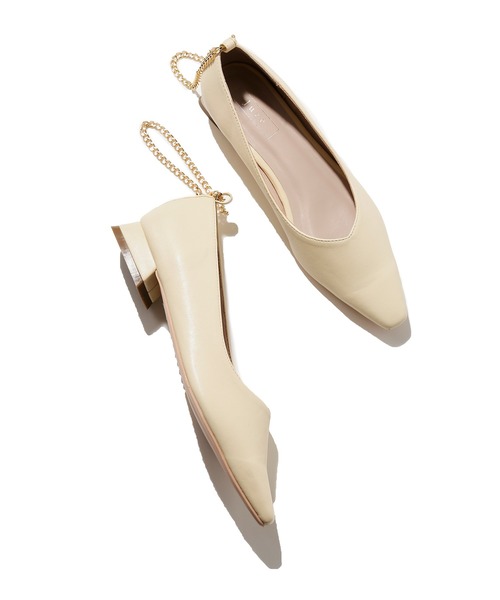 Juze(ジュゼ)の「アンクルチェーンストラップパンプス(パンプス・レディース・ブラック/ベージュ系その他4/その他1・L/LL/M/S)」の13枚目の写真