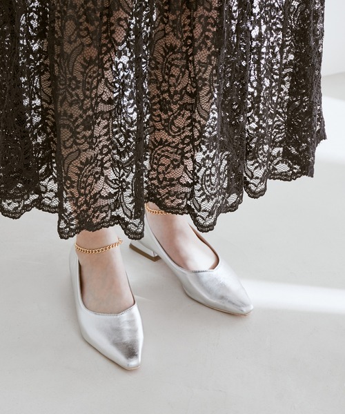 Juze(ジュゼ)の「アンクルチェーンストラップパンプス(パンプス・レディース・ブラック/ベージュ系その他4/その他1・L/LL/M/S)」の17枚目の写真