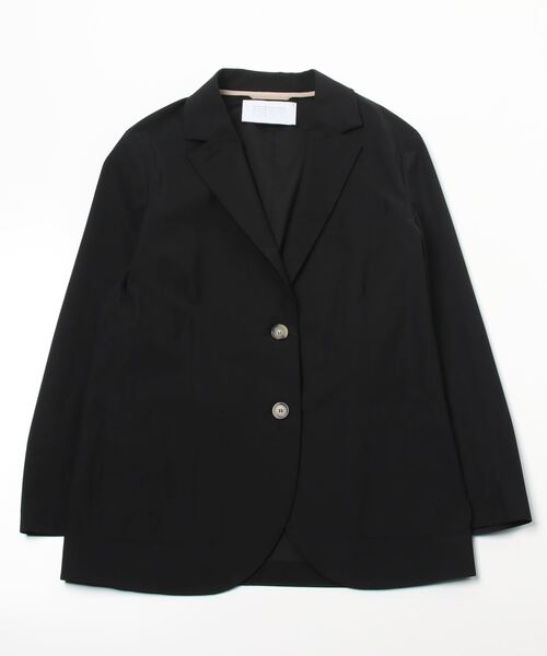 HARRIS WHARF LONDON（ハリスワーフロンドン）の「HARRIS WHARF LONDON / ボーイフレンドジャケット（テーラードジャケット・レディース・ネイビー/ブラック・36）」の2枚目の写真