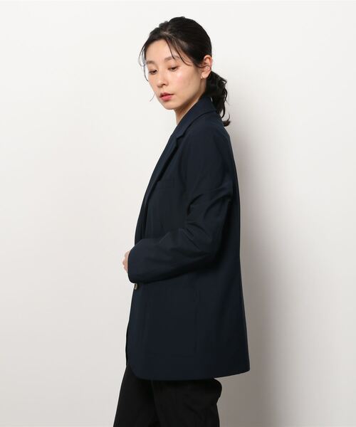 HARRIS WHARF LONDON（ハリスワーフロンドン）の「HARRIS WHARF LONDON / ボーイフレンドジャケット（テーラードジャケット・レディース・ネイビー/ブラック・36）」の11枚目の写真