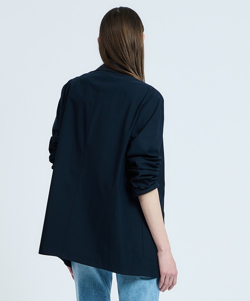 HARRIS WHARF LONDON（ハリスワーフロンドン）の「HARRIS WHARF LONDON / ボーイフレンドジャケット（テーラードジャケット・レディース・ネイビー/ブラック・36）」の4枚目の写真