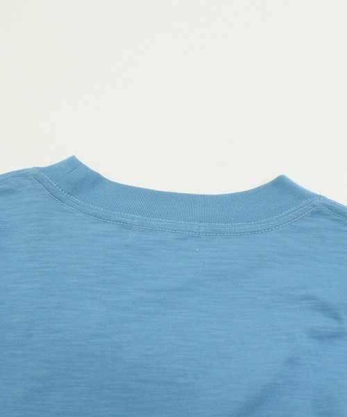 RNA-N(アールエヌエーエヌ)の「M1817 スラブプレーティングルーズプルオーバー(Tシャツ/カットソー・レディース・ブルー/グレイッシュベージュ/キナリ・MEDIUM)」の13枚目の写真