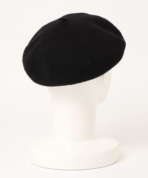 ehka sopo(エヘカソポ)の「コットンベレー帽(ハンチング/ベレー帽・レディース・オフホワイト/オレンジ/ブラック・フリ-)」の4枚目の写真