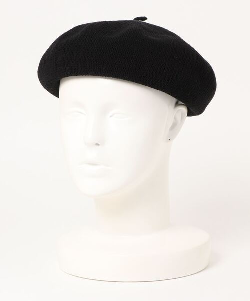 ehka sopo(エヘカソポ)の「コットンベレー帽(ハンチング/ベレー帽・レディース・オフホワイト/オレンジ/ブラック・フリ-)」の5枚目の写真