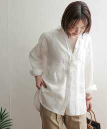 URBAN RESEARCH DOORS | リネンワイドシャツ(シャツ/ブラウス)