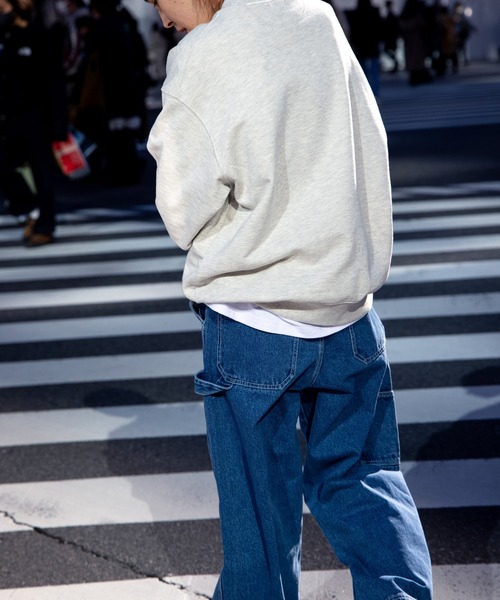 WEGO（ウィゴー）の「WEGO/デニムペインターパンツ（デニムパンツ・メンズ・インディゴブルー・MEDIUM/LARGE）」の6枚目の写真