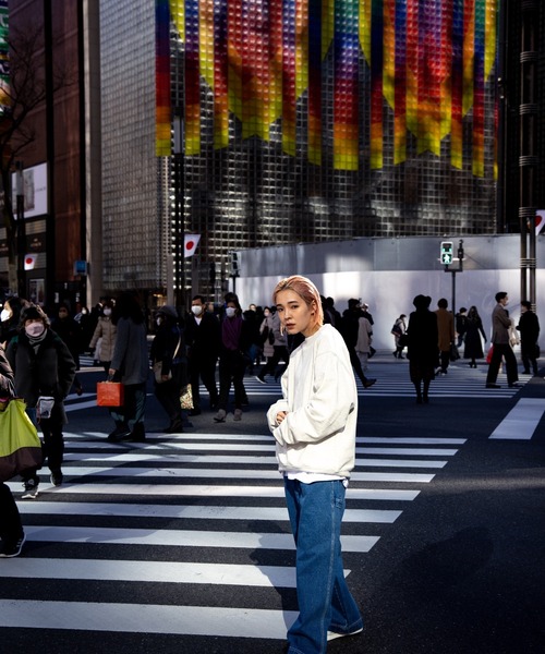 WEGO（ウィゴー）の「WEGO/デニムペインターパンツ（デニムパンツ・メンズ・インディゴブルー・MEDIUM/LARGE）」の9枚目の写真