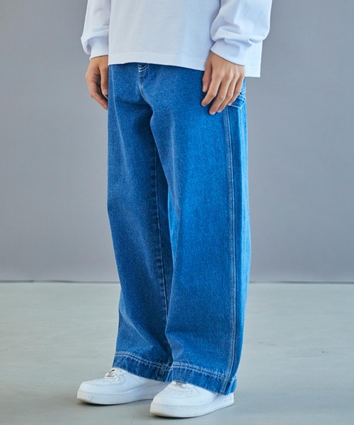 WEGO（ウィゴー）の「WEGO/デニムペインターパンツ（デニムパンツ・メンズ・インディゴブルー・MEDIUM/LARGE）」の11枚目の写真