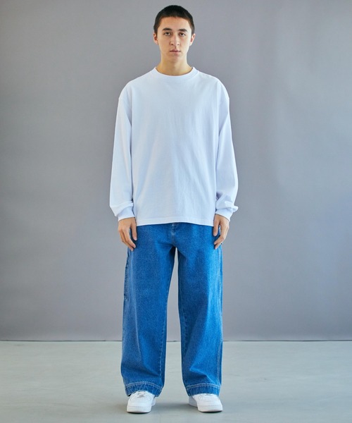 WEGO（ウィゴー）の「WEGO/デニムペインターパンツ（デニムパンツ・メンズ・インディゴブルー・MEDIUM/LARGE）」の16枚目の写真