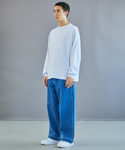 WEGO（ウィゴー）の「WEGO/デニムペインターパンツ（デニムパンツ・メンズ・インディゴブルー・MEDIUM/LARGE）」の17枚目の写真