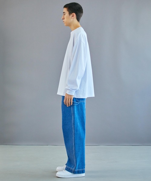 WEGO（ウィゴー）の「WEGO/デニムペインターパンツ（デニムパンツ・メンズ・インディゴブルー・MEDIUM/LARGE）」の18枚目の写真