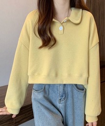urge：（アージコロン ）の「【URGE：】ドロップショルダー ショート丈 プルオーバー（Tシャツ/カットソー）」