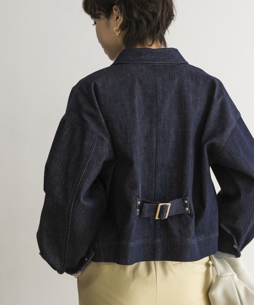 URBAN RESEARCH（アーバンリサーチ）の「クロップド丈デニムジャケット（デニムジャケット・レディース・ホワイト/ブルー系その他・FREE）」の16枚目の写真