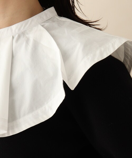 OPAQUE.CLIP（オペークドットクリップ）の「◆異素材カラーデザインニット（ニット/セーター・レディース・ブラック/グレー・38）」の7枚目の写真