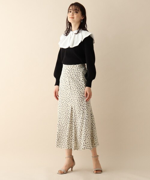 OPAQUE.CLIP（オペークドットクリップ）の「◆異素材カラーデザインニット（ニット/セーター・レディース・ブラック/グレー・38）」の16枚目の写真