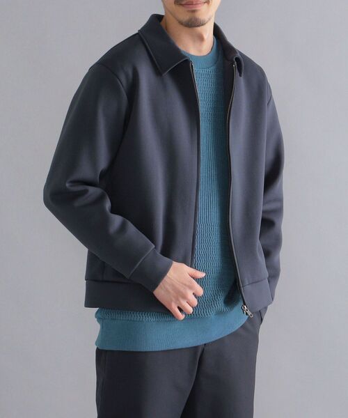 SHIPS（シップス）の「SHIPS: SOLOTEX(R) バルキーポンチ ブルゾン（ブルゾン・メンズ・ベージュ/ネイビー/ダークグレー・SMALL/MEDIUM/LARGE/X-LARGE）」の4枚目の写真