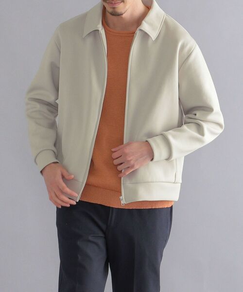 SHIPS（シップス）の「SHIPS: SOLOTEX(R) バルキーポンチ ブルゾン（ブルゾン・メンズ・ベージュ/ネイビー/ダークグレー・SMALL/MEDIUM/LARGE/X-LARGE）」の9枚目の写真