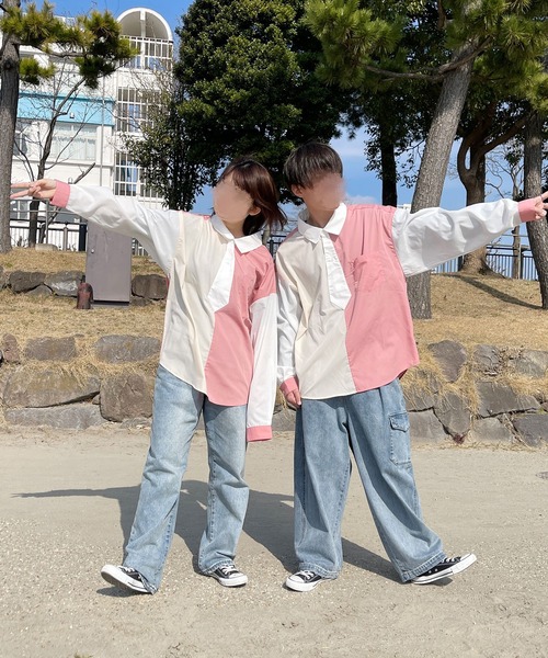 PairPair(ペアペア)の「ネクタイ風シャツ(ユニセックス)(シャツ/ブラウス・レディース・グリーン系その他/ブルー系その他/ピンク系その他・フリー)」の17枚目の写真