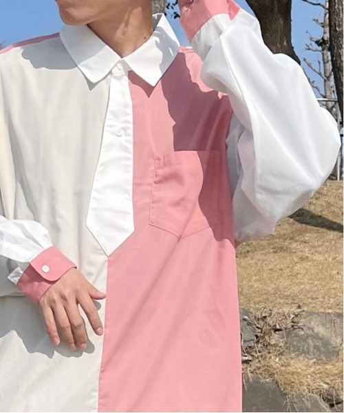 セール】ネクタイ風シャツ(ユニセックス)（シャツ/ブラウス