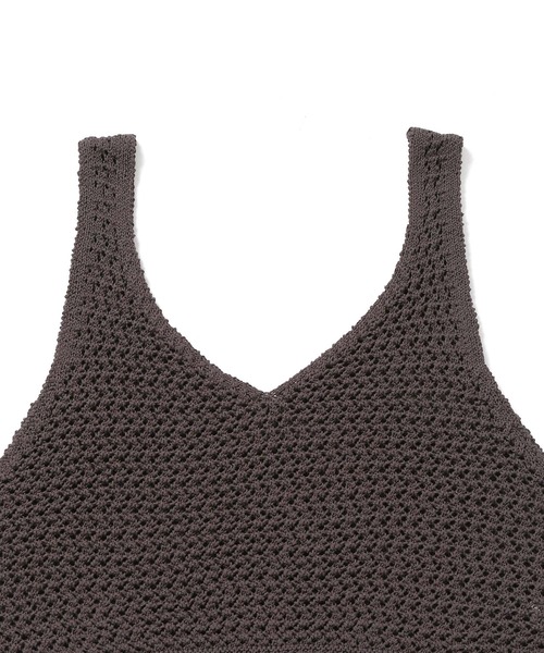 ROPE' PICNIC（ロペピクニック）の「透かし編みニットベスト（ベスト・レディース・チャコールグレー/ベージュ系その他/オレンジ系その他・FREE）」の10枚目の写真